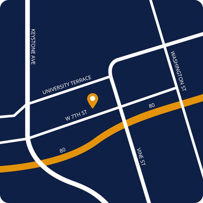 Map of Reno Location. Click link to get directions